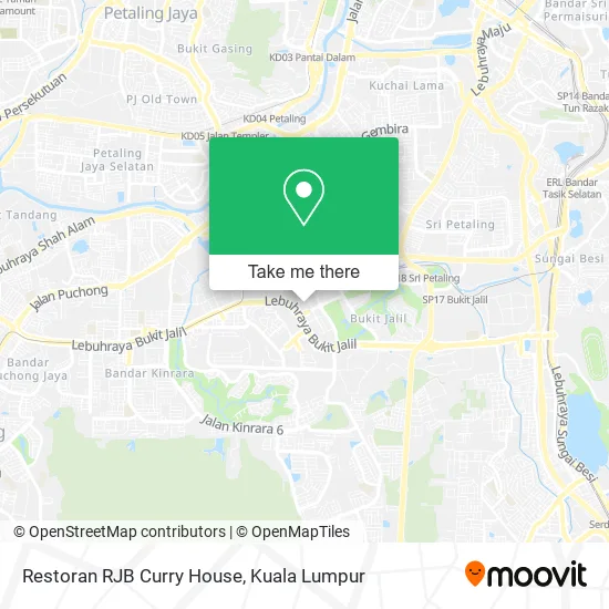 Restoran RJB Curry House map