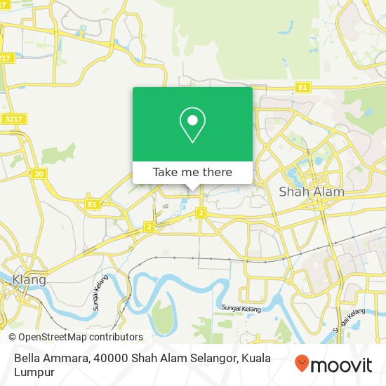 Bella Ammara, 40000 Shah Alam Selangor map