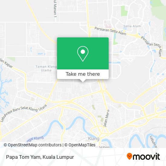 Papa Tom Yam map