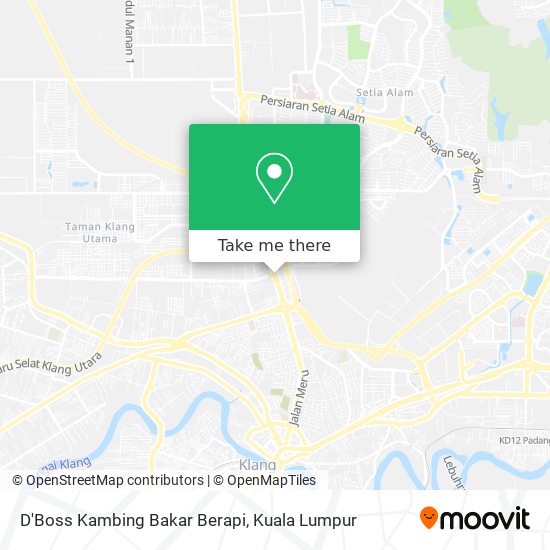 Peta D'Boss Kambing Bakar Berapi