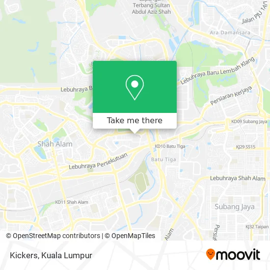 Kickers map
