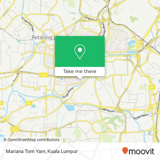 Peta Mariana Tom Yam, Jalan Taman Seri Sentosa 58200 Kuala Lumpur Wilayah Persekutuan