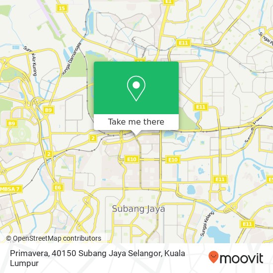 Primavera, 40150 Subang Jaya Selangor map