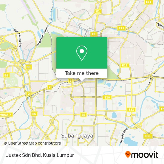 Justex Sdn Bhd map