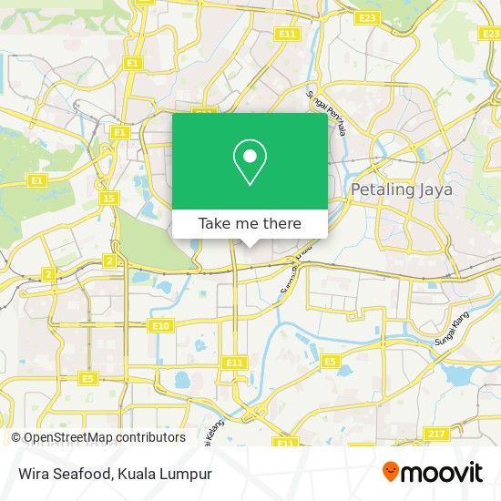 Wira Seafood map