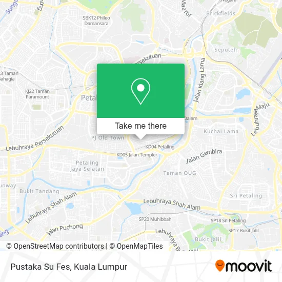 Pustaka Su Fes map