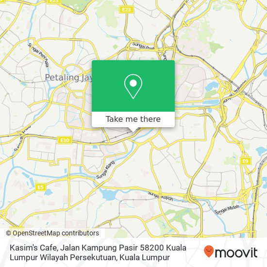 Kasim's Cafe, Jalan Kampung Pasir 58200 Kuala Lumpur Wilayah Persekutuan map