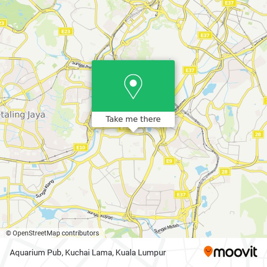 Peta Aquarium Pub, Kuchai Lama