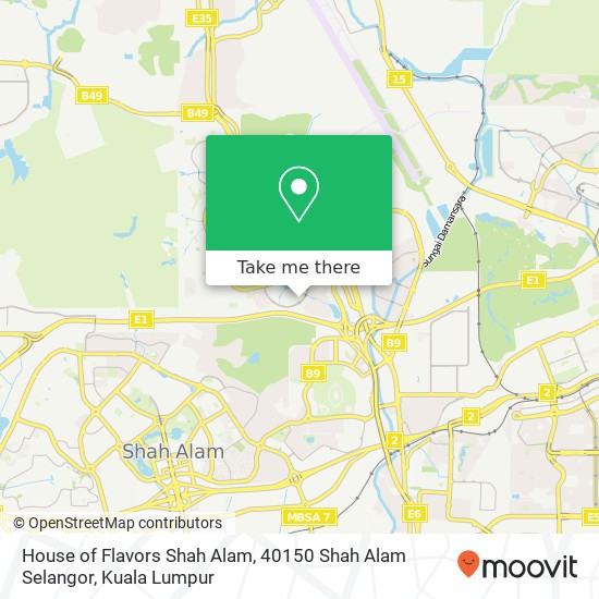 House of Flavors Shah Alam, 40150 Shah Alam Selangor map