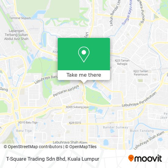 T-Square Trading Sdn Bhd map