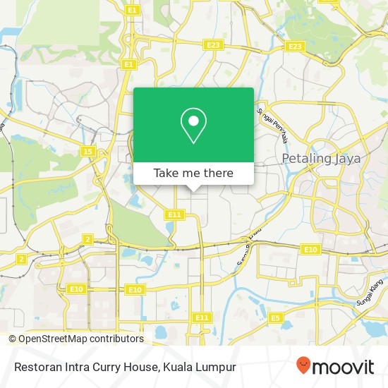 Peta Restoran Intra Curry House, Jalan SS 3 / 31 47300 Petaling Jaya Selangor