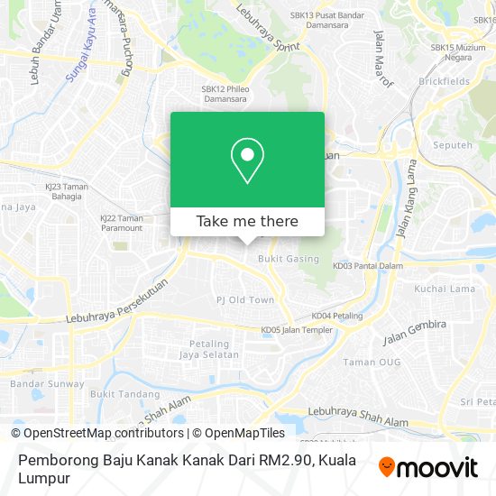 Peta Pemborong Baju Kanak Kanak Dari RM2.90