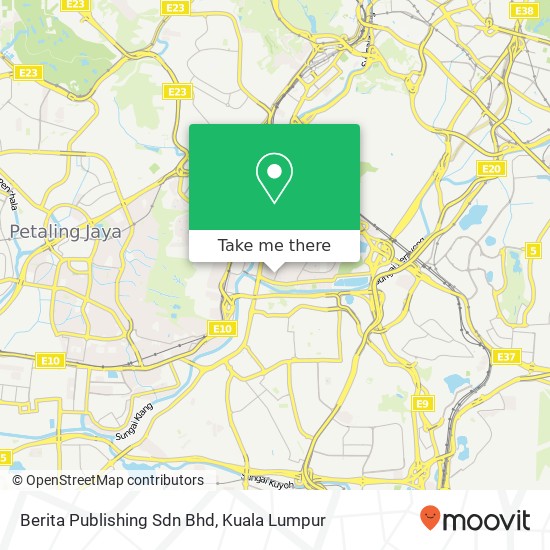 Berita Publishing Sdn Bhd map