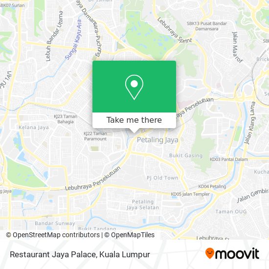 Restaurant Jaya Palace map