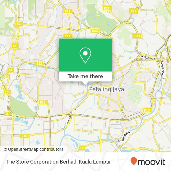 The Store Corporation Berhad map