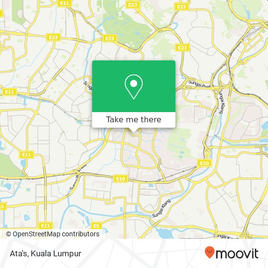 Ata's, 6 Jalan 52 / 18 46000 Petaling Jaya Selangor map