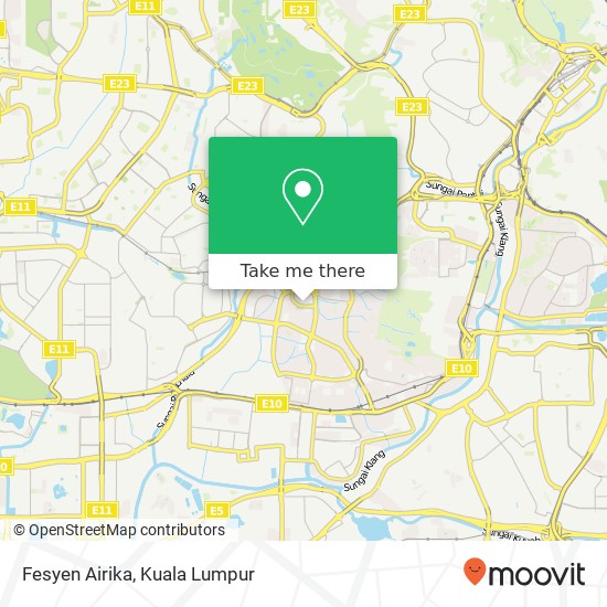 Fesyen Airika, 46000 Petaling Jaya Selangor map