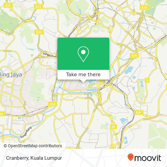 Peta Cranberry, Jalan 3 / 109F 58100 Kuala Lumpur Wilayah Persekutuan