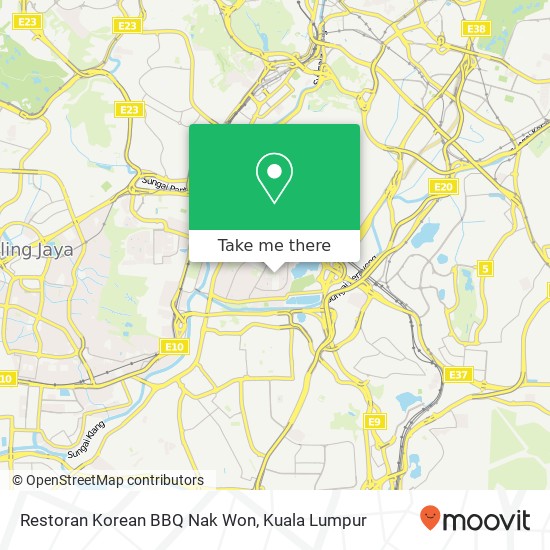 Peta Restoran Korean BBQ Nak Won, Jalan 3 / 109F 58100 Kuala Lumpur Wilayah Persekutuan