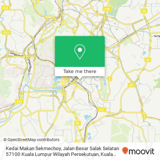 Kedai Makan Sekmechoy, Jalan Besar Salak Selatan 57100 Kuala Lumpur Wilayah Persekutuan map