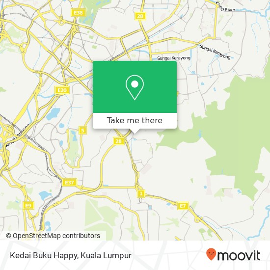 Kedai Buku Happy map