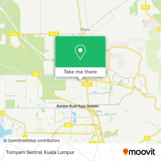 Tomyam Sentral map