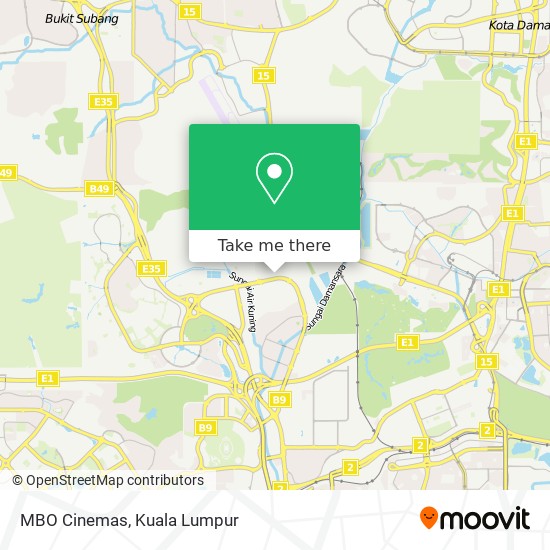 MBO Cinemas map