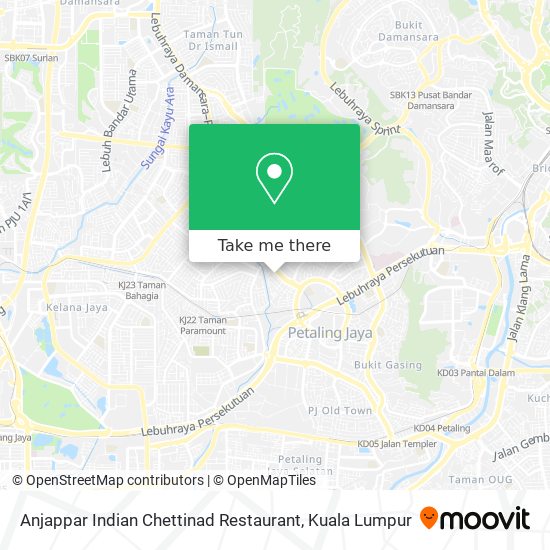 Anjappar Indian Chettinad Restaurant map