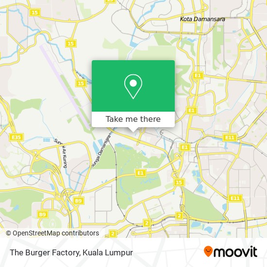 The Burger Factory map