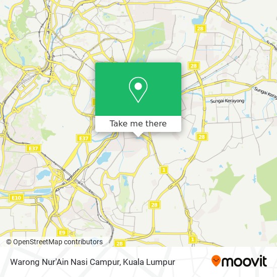 Warong Nur'Ain Nasi Campur map