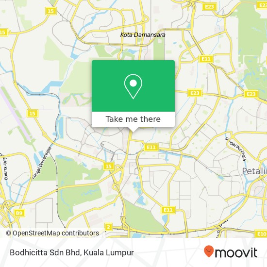 Bodhicitta Sdn Bhd map