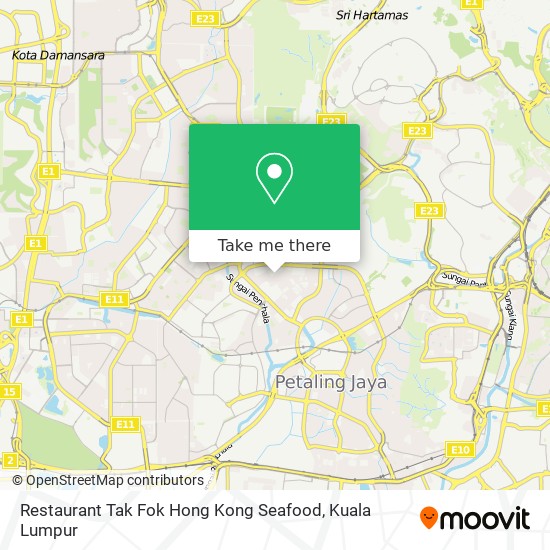 Restaurant Tak Fok Hong Kong Seafood map