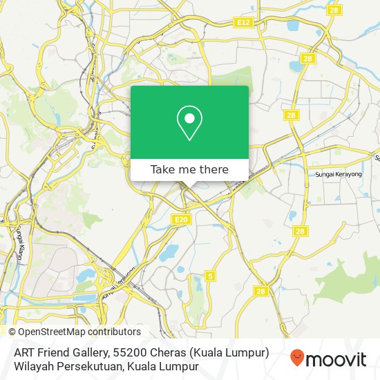 ART Friend Gallery, 55200 Cheras (Kuala Lumpur) Wilayah Persekutuan map