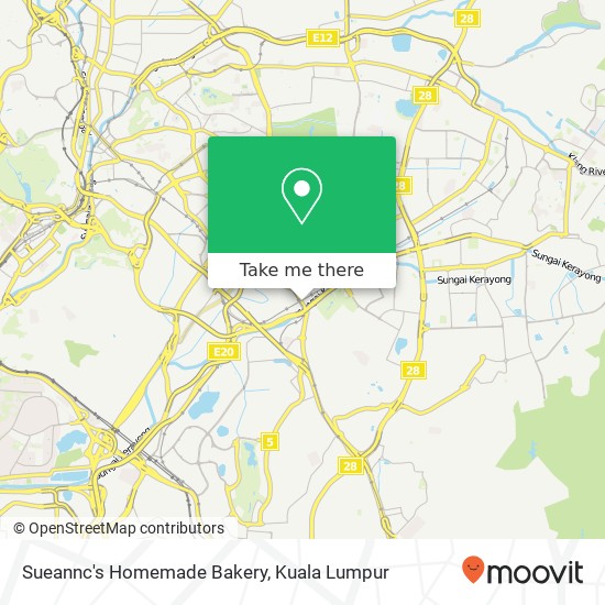 Sueannc's Homemade Bakery, Jalan Cheras 55200 Cheras (Kuala Lumpur) Wilayah Persekutuan map