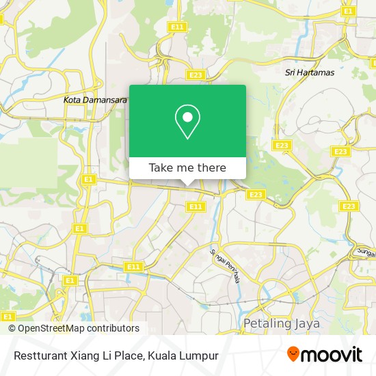 Restturant Xiang Li Place map