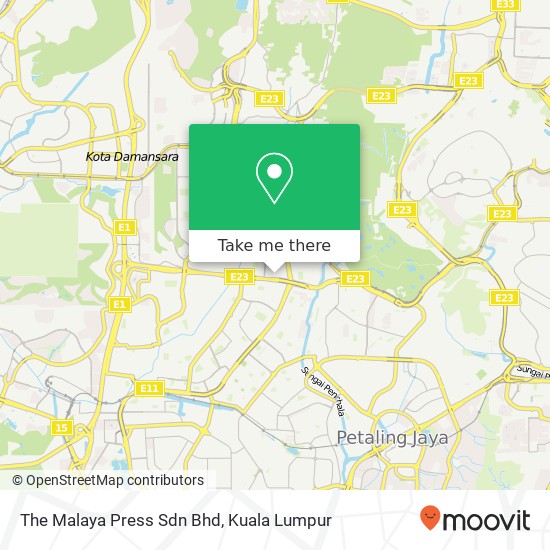 The Malaya Press Sdn Bhd map