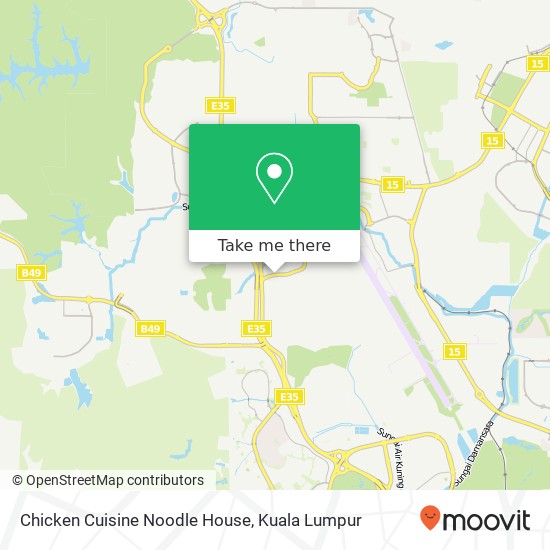 Chicken Cuisine Noodle House, Jalan Pekan Subang 40150 Shah Alam Selangor map