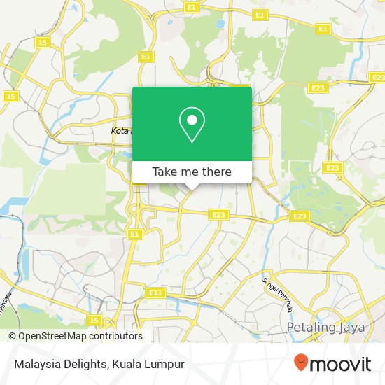 Malaysia Delights, 47400 Petaling Jaya Selangor map