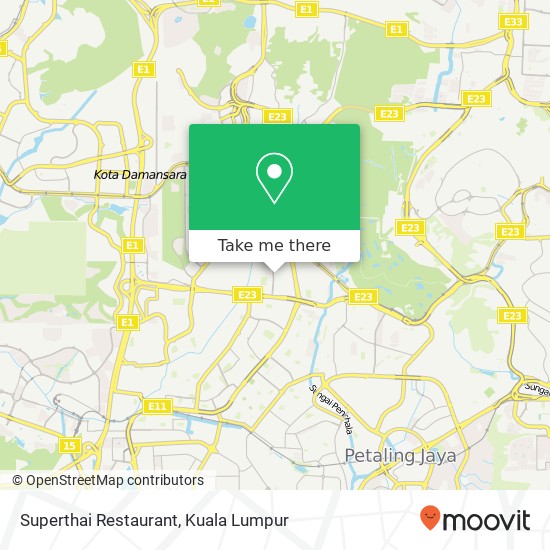 Superthai Restaurant, 29M Jalan SS 21 / 1A 47400 Petaling Jaya Selangor map