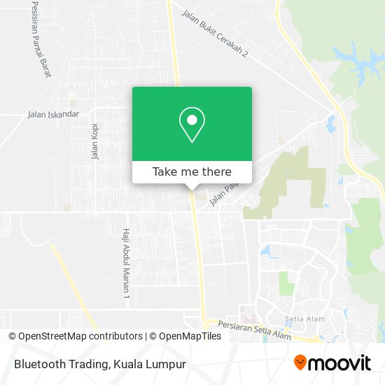 Bluetooth Trading map