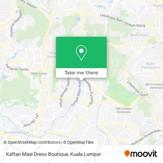 Kaftan Maxi Dress Boutique map