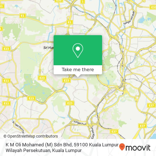 K M Oli Mohamed (M) Sdn Bhd, 59100 Kuala Lumpur Wilayah Persekutuan map