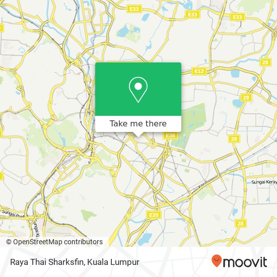 Peta Raya Thai Sharksfin, 55100 Kuala Lumpur Wilayah Persekutuan