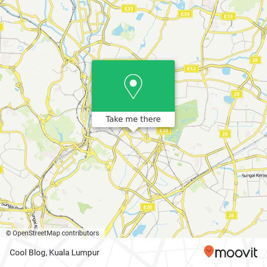 Peta Cool Blog, 55100 Kuala Lumpur Wilayah Persekutuan