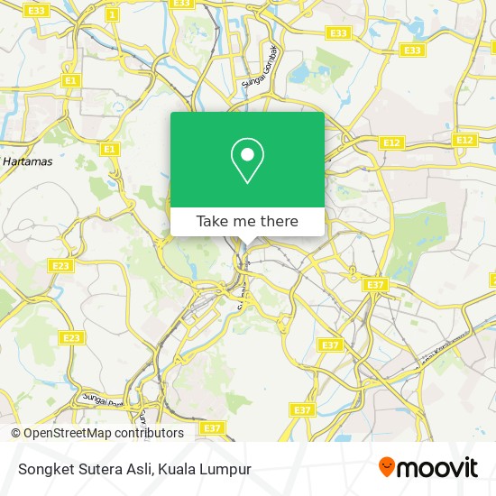 Songket Sutera Asli map