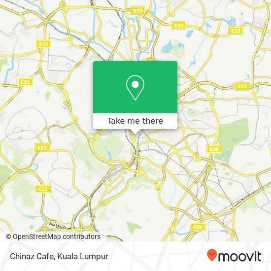 Peta Chinaz Cafe, Jalan Raja 50100 Kuala Lumpur Wilayah Persekutuan