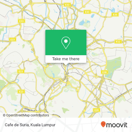 Cafe de Suria, Jalan Raja 50100 Kuala Lumpur Wilayah Persekutuan map