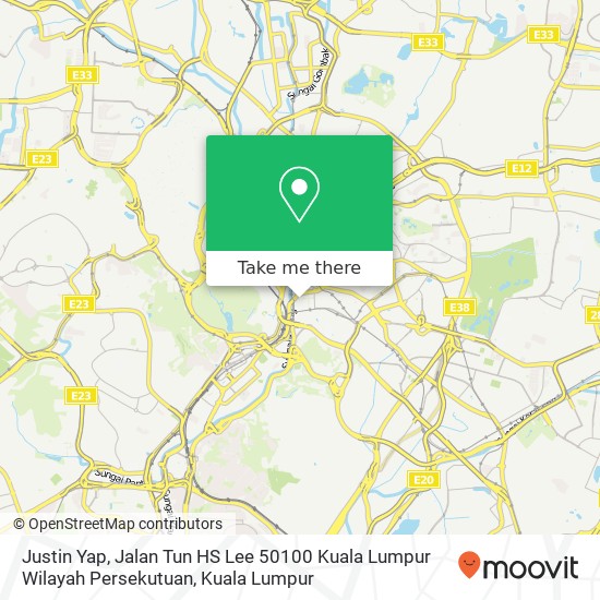 Justin Yap, Jalan Tun HS Lee 50100 Kuala Lumpur Wilayah Persekutuan map