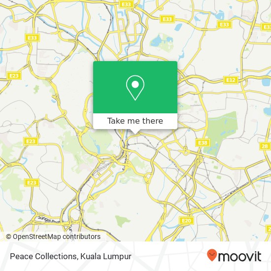 Peace Collections, Jalan Tun Tan Cheng Lock 50100 Kuala Lumpur Wilayah Persekutuan map