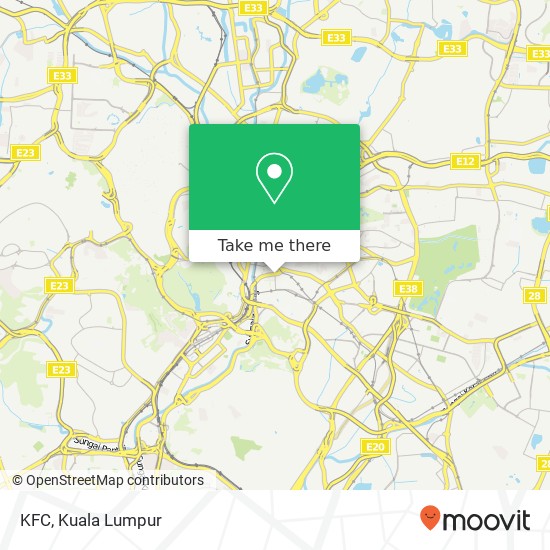 Peta KFC, 117 Jalan Sultan 50100 Kuala Lumpur Wilayah Persekutuan